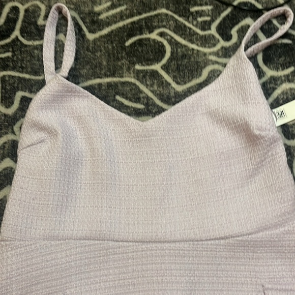 Aqua Blush Pink Textured Mini Dress - Picture 5 of 6